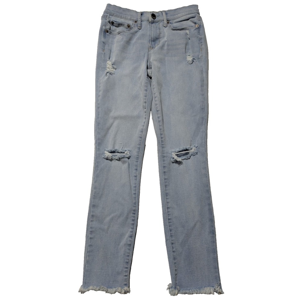 AEROPOSTALE HIGH-WAISTED ANKLE JEGGING Women 4 Distressed Stretch Denim Jeans‎